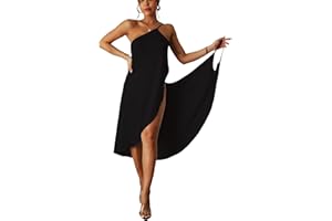 Hanaoops Beach Cover Up Women Sarong Dress Bikini Wrap Spaghetti Strap Beach Swimwear Dress Holiday Long Beach Dresses Towel Pareos