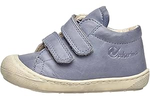 Naturino Chaussures Premiers Pas en Cuir, Bleu Cobalt 27