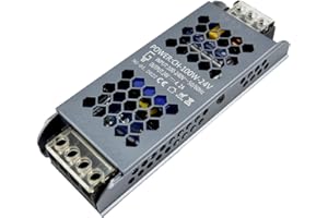 NUOVA GERMANY Professional LED Driver 24V 100W LED Transformer AC 220V to DC 24 Volt 4.1A Compact Ultra Slim LED Power Supply Constant Stabilized Low Voltage Switching, Adapter for LED Strip Light