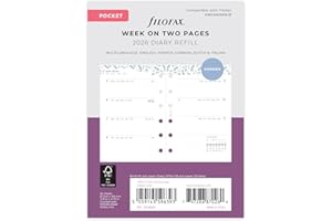 Filofax Pocket Garden 26-68292 Agenda settimanale 2026