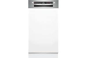 Bosch SPI2HKS42E, Série 2, Lave-vaisselle encastrable, 45 cm, 10 couverts, Home Connect, Bandeau metallic