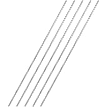 TA-VIGOR 10Pcs 6mm X 300mm Stainless Steel Round Rods – 304 Grade, Rust-Resistant, For DIY Models, Shafts & Crafts-294697