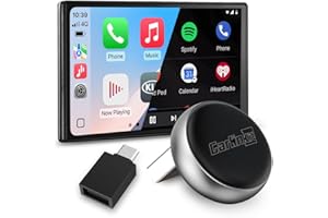 Carlinkit Wireless CarPlay & Android Auto Adapter - Mini Ultra 3 Convert OEM Wired to Wireless Dongle for iPhone & Android 11+, USB-A/Type-C Plug & Play, Fast Connection, Online Upgrade
