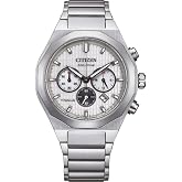 CITIZEN Zenshin Senkei Eco-Drive Solar Super Titanium - Titanyum kayışlı kronograf ve safir kristal