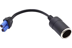 AAOTOKK 12V Avviamento di Emergenza Per Auto EC5 Spina a Femmina Accendisigari Cavi Batteria Per Auto Booster Mini Power Pack Portatile Dispositivo di Avviamento Per Salto Auto (20 Cm / 7,8 Pollici)