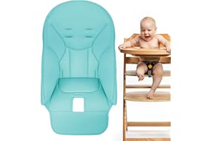 HIFONI Imbottitura in Pelle per Sedia da Pranzo per Bambini, Morbido con Rivestimento del Sedile Imbottito Multifunzionale per Peg Perego?Siesta Zero3?Baoneo?Kosmic Jané
