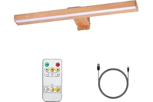 MIOBLUE Wireless Picture Lights with Remote, Rechargeable Battery Painting Light Display Lamp with 3 Lighting Modes, Dimmable Dartboard Light with Timer for Frame Portrait Art, Meta