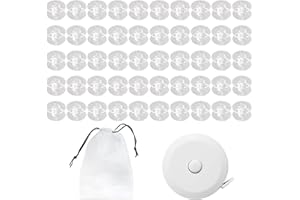 MEMOFYND 50 bobinas transparentes para máquina de coser con 1 bolsa de almacenamiento y 1 cinta métrica, bobinas de plástico para máquinas de coser, accesorios para máquinas de coser, bobinas