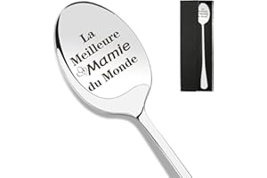 CRAHALEN Cadeau Mamie,Cadeau Fete Des Grand Mere,Cadeau Fete Des Mamie,Cadeau Grand Mere,Cadeau Mamie Original,Cadeau Pour Mamie,Idee Cadeau Mamie,Cuillère Cadeau Pour Mamie,Cadeau Fete Des Meres Pour Mamie