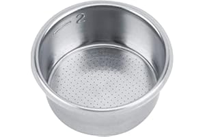 HZTYYIER Krups filtr do kawy, 51 mm, stal nierdzewna, wielokrotnego użytku