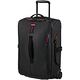 Samsonite Paradiver Light &ndash; Travel Bag with Wheels (55 cm), Small, Carry-on, Water Repellent, Lightweight, 48.5 L, Black (Bla