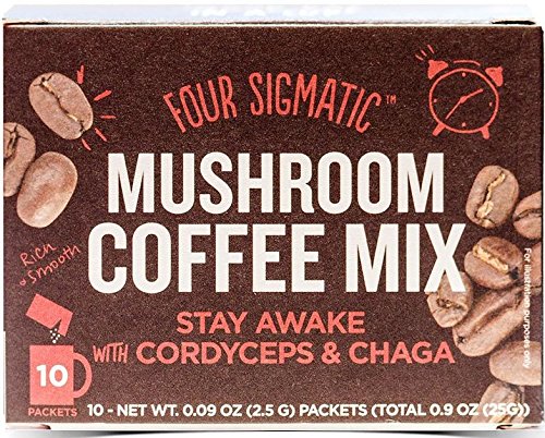 Four Sigma Foods seta café - con Chaga & Cordyceps 10 satchets