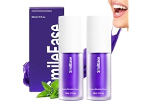 BMHNQ Pasta Dental Obsessive Blanqueador Dental Hi Smile Pasta Dientes Blanqueadora Corrector De Color Purple Dental Pasta De Dientes Blanqueante Teeth Whitening Toothpaste
