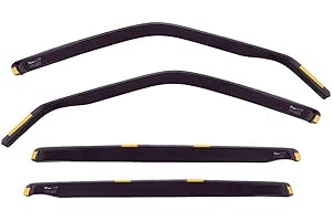 ‎J&J AUTOMOTIVE J&J AUTOMOTIVE | Windabweiser Passend Für Leon St 3, 5-Türer 2012-2020, Heko Regenabweiser, Getönt, Set 4-Teilig, Vorne, Hinten, Aerodynamisch