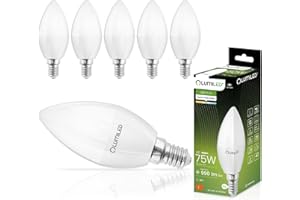 Lumiled B35 E14 lampa LED 10 W (zastępuje 75 W), 990 lumenów, świeca mleczne szkło, źródło światła w kształcie świecy, 4000 K, neutralna biel, żarówki, kąt świecenia 180°, 6 sztuk
