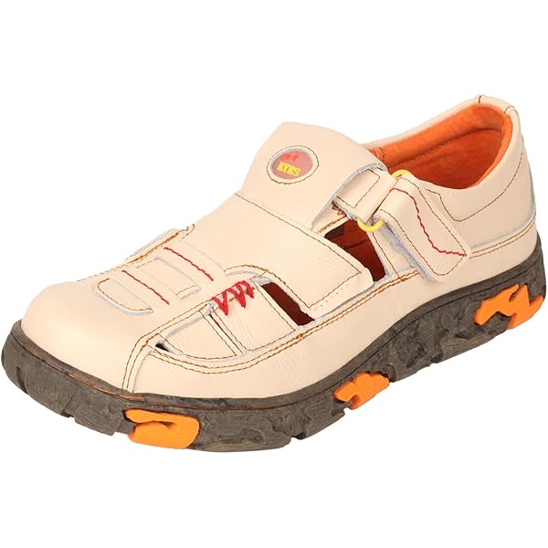 TMA EYES Damen Sandalen - Zopfdesign Mit Klettverschluss Für Sommer