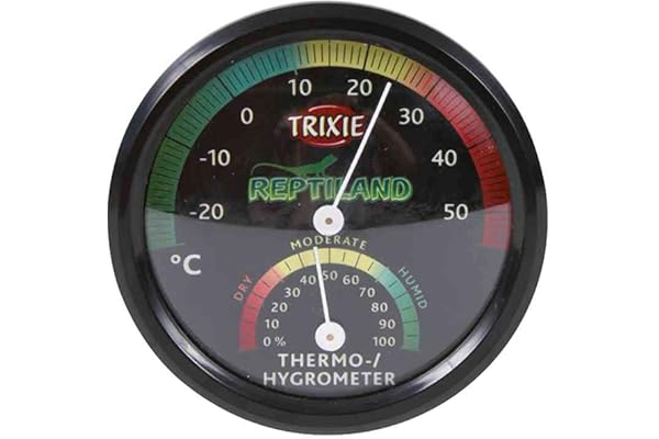 Thermomètre/hygromètre, analogique - pour un contrôle précis de la température et de l'humidité dans le terrarium
