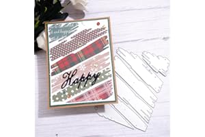 Kokorosa Milieu Stanzschablonen für Scrapbooking, Metall-Stanzform zum Basteln, Stanzformen für Kartenherstellung, geeignet für Party, Hochzeit, Urlaub usw.
