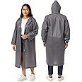HACER EVA Waterproof Unisex Rain Coat Hooded Full Sleeves Outdoor Men, Women, Boys & Girls Rainwear Poncho Raincoat for Campi