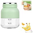 KASTWAVE Ostmars Blender Cup, Ostmars Juice Maker Rchargeable Portable Blender Cup with 10 Blades, 30 Second Fruit-Crushing Power, 27 Oz Drink Juicing Cup, 2 in 1 Household Juicer, Green 1pcs