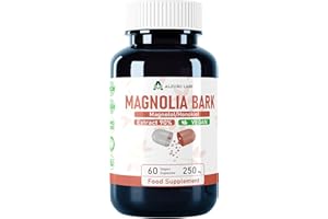 Alzuro Labs Magnolienrinde 15.000mg | 60:1 Extrakt (250mg) | 60 Vegane Kapseln | 90% Magnolol & Honokiol | Hochdosiert | Laborgeprüft von Drittanbietern | GMP-zertifiziert