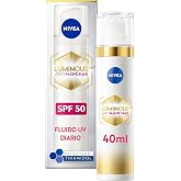 NIVEA Luminous 630 Anti-Stain Day Cream SPF 50, 40 ml | Daily face cream with hyaluronic acid and thiamidol, evens skin tone,