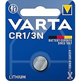 VARTA Batterien Knopfzelle CR1/3N, 1 Stück, Lithium Coin, 3V, kindersichere Verpackung, für elektronische Kleingeräte - Autos