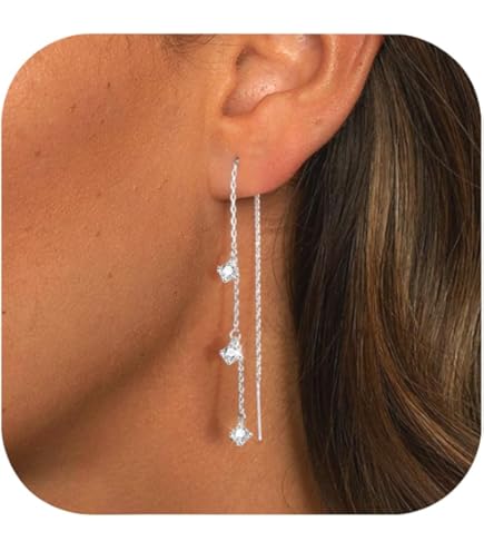 Orecchini Lunghi Argento - I Modelli 100% Made In Italy - Foto 3