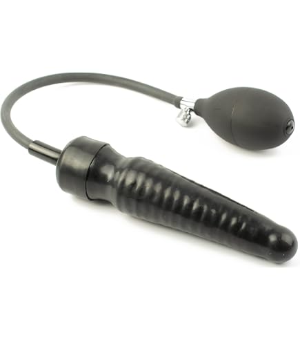 Plug Anal Gonflable XXL En Silicone - Noir, 14x9cm, Dilateur Pour Homme Et Femme - Marque NMC
