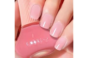 DouborQ Pink Nude Nail Polish Long-lasting Jelly Nail Art Varnish (45)