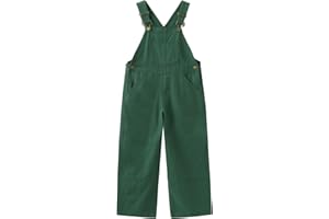 GRANDWISH Jungen Canvas Latzhose Kinder Jeans Overall Größe 6-12