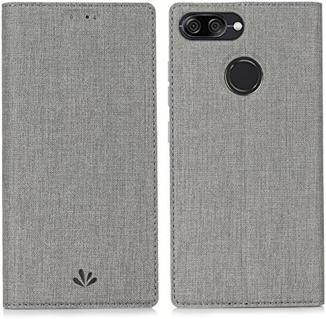 Xiaomi Mi A1 Case Cover ,Eastcoo Xiaomi Mi A1 Slim Fit PU Leather Wake up Folio Flip Wallet case Clear TPU Silicone Bumper Holder Stand Card Slot Stand Kickstand Clear TPU Smart Cover for Xiaomi Mi A1 (Xiaomi Mi A1, Gray)