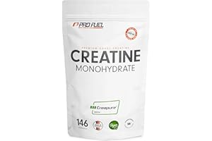 ‎PROFUEL Creapure® Creatin Monohydrat Pulver 500g - das Premium Creatine aus Deutschland - extra hochdosiert für Fitness & Kraftsport - hochwertiges Kreatin 100% Made in Germany - laborgeprüft & 100% vegan