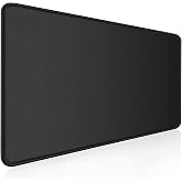 Klasse Classic Mouse Pad, Dikişli Kenar, Kaymaz Taban, B&uuml;y&uuml;k Boy P&uuml;r&uuml;zs&uuml;z Y&uuml;zey, Baskısız Ofis Tipi Masa Koruyucu, Ergonomik 