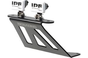 HobbyMarking RC Car Aluminum Front Skid Bumper w/Lighting for Tamiya CW-01 Chassis Lunchbox/Midnight Pumpkin Monster Van Upgrade Parts