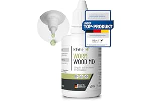 ReaVET Wormwood Mix Gouttes liquides liquides, Alternative Vermifuge, Avant, Pendant et après l'infestation de vers Chien, Chat et Lapin, Tous Les Animaux de Compagnie