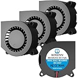 WINSINN Lot de 4 ventilateurs soufflants 24 V à double roulement à billes 4020 40 x 20 mm Turbine Turbo Brushless – Haute vit