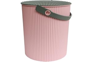 SCELTEVIE Hachiman Omnioutil secchio LL, a norma alimentare (testato), senza tossine e plastificanti, resistente al gelo fino a -20 °C e al calore fino a 120 °C, portata fino a 150 kg, rosa