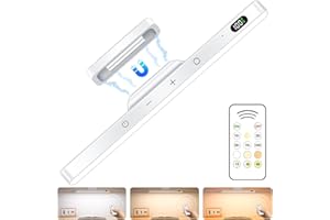 Ferswe 5W Mirror Lights,Rechargeable Makeup Stick On Lights,Under Cabinet Kitchen Light,2500mAh Battery Display Light for Cupboard,Wardrobe,Closet,Makeup,Bedroom,Wall