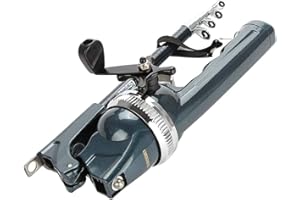 KUULEYN Fishing Rod with Reel, ABS Lightweight Plastic Folding Integrated Fishing Rod and Enclosed Reel Tackle Accessory for Travel Saltwater Freshwater Fishing