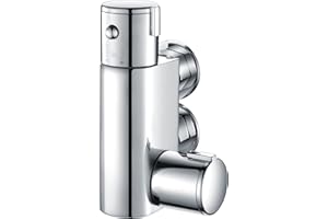 ENKI, Vero, T31, Thermostatic Bar Shower Mixer Valve, Douche Shataf Bidet Tap, Small Shower Valve for Caravan or Boat, Vertical Shower Mixer