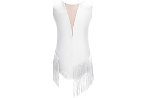 TiaoBug Maillot de Danza Ballet Niña Maillot sin Manga de Danza con Falda Tul Leotardo Gimnasia Rítmica Body Ballet Disfraz de Baile Actuación