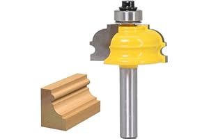 WSOOX Fresa da taglio con asta da 8 mm per modanature architettoniche e lavori artigianali