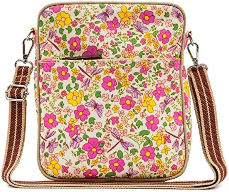 Pink Lining Out and About Mini Messenger Cottage Garden Changing Bag