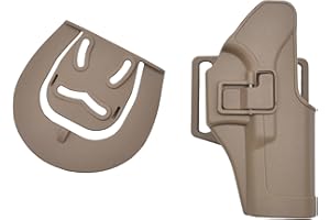 Gunyoo CQC Fondina per pistola Tattico A Destra Occultamento Cintura Passante e Fondina a Pagaia per G-17 18 19 22 23 31