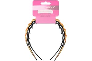 Brushworks Zig Zag Headband - 3 Pack