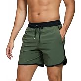 TMEOG Ba&ntilde;ador Hombre Short de Playa Surf Secado Rapido Pantalones Cortos Cordon Ba&ntilde;adores Piscina Natacion Retro Traje de Ba&ntilde;