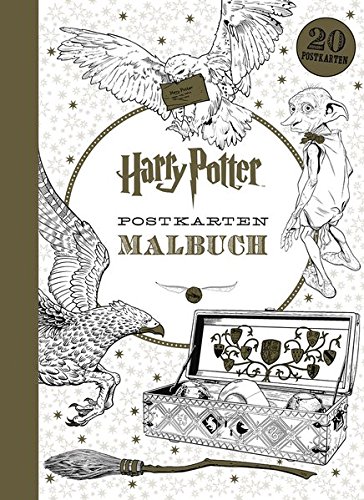 Preisvergleich Produktbild Harry Potter Postkartenmalbuch