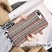 Produktbild DREAMBAB Handyhülle Für iPhone 6 6S 7 8 Plus X Nationale Art Stoff Beschaffenheits Leder Pu Fall Für iPhone 7 Fall Ultradünne Leinwand Silikon Telefon Kästen, Orange Rot, Für Iphonne 8