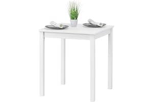 ‎HAGGE HOME hagge home Dining Table, Kitchen Table, Small Table, Living Room Nordic Pine Wood Made from Sustainable Forest Management, 68 x 68 cm, Height 75 cm